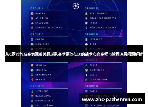 从C罗对阵马赛表现看英超球队赛季整体低迷的战术心态赛程与管理深层问题解析
